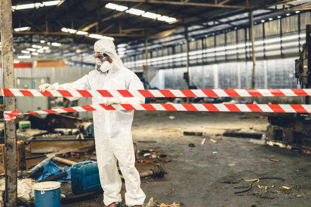 Professional Unattended Death Cleanup technician working in Newport, AR